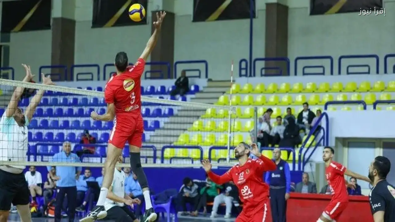 الأهلي يتفوق على بتروجيت في دوري الطائرة