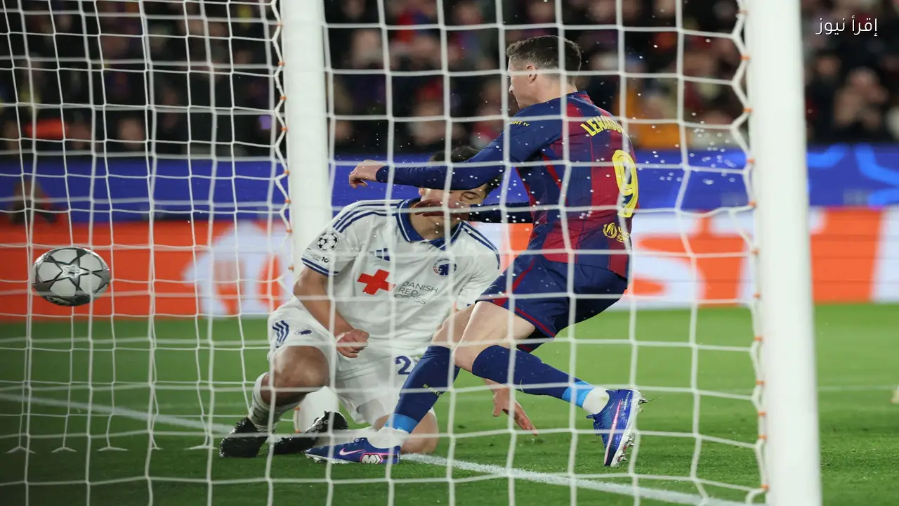 ليفاندوفسكي يحقق إنجازاً يعادل ميسي وجمال يتفوق على مبابي