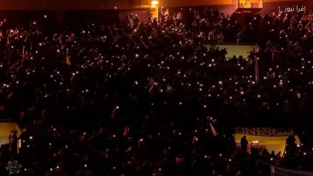 نيوم يوقف احتفالات الأهلي ويغلق إنارة الملعب بشكل مفاجئ