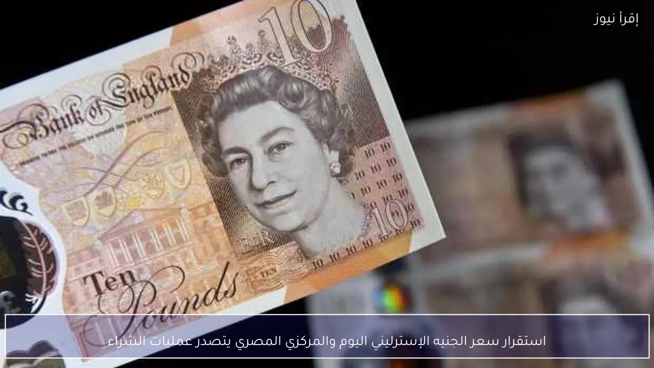 استقرار سعر الجنيه الإسترليني اليوم والمركزي المصري يتصدر عمليات الشراء