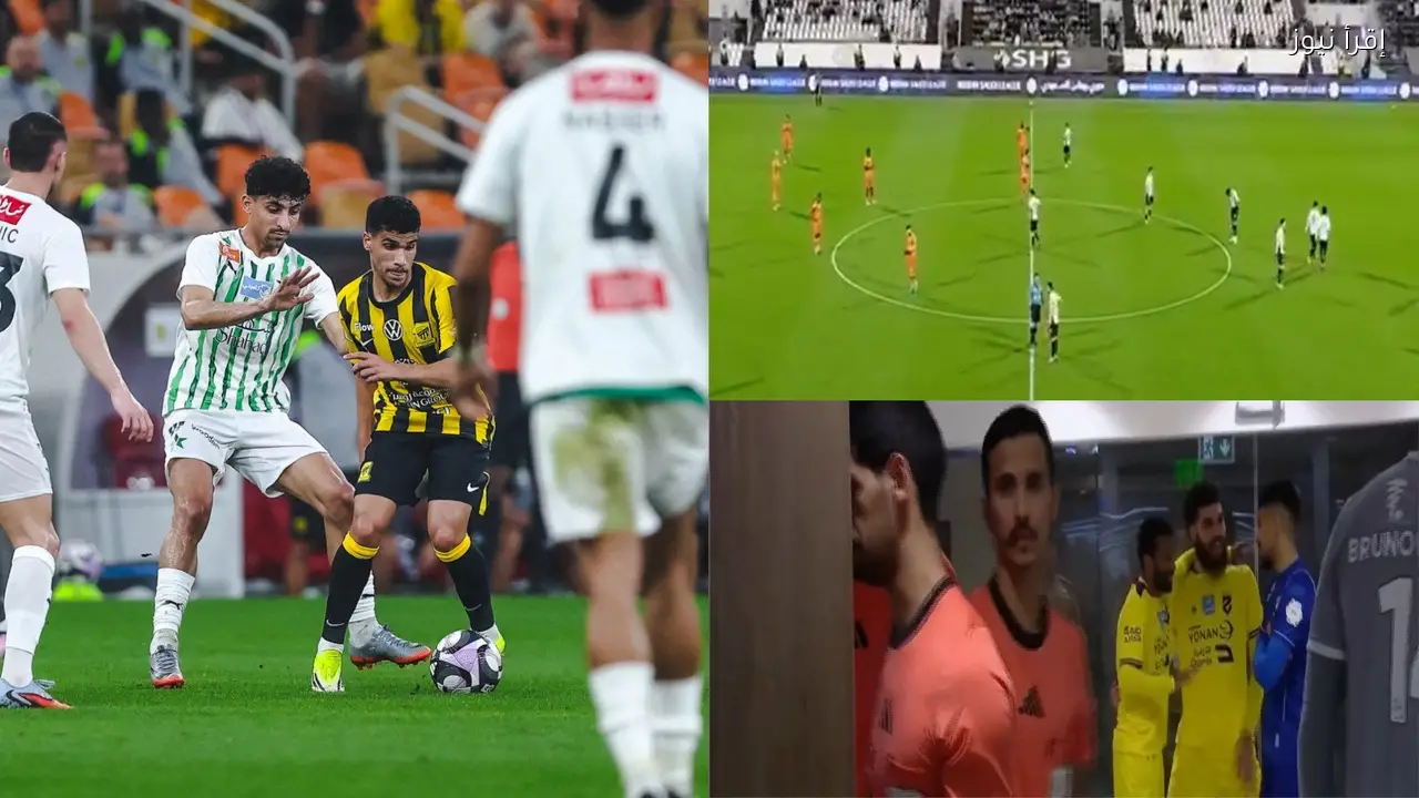 أخطاء حكام دوري روشن تثير الجدل بدخول اللاعبين بدون كرة
