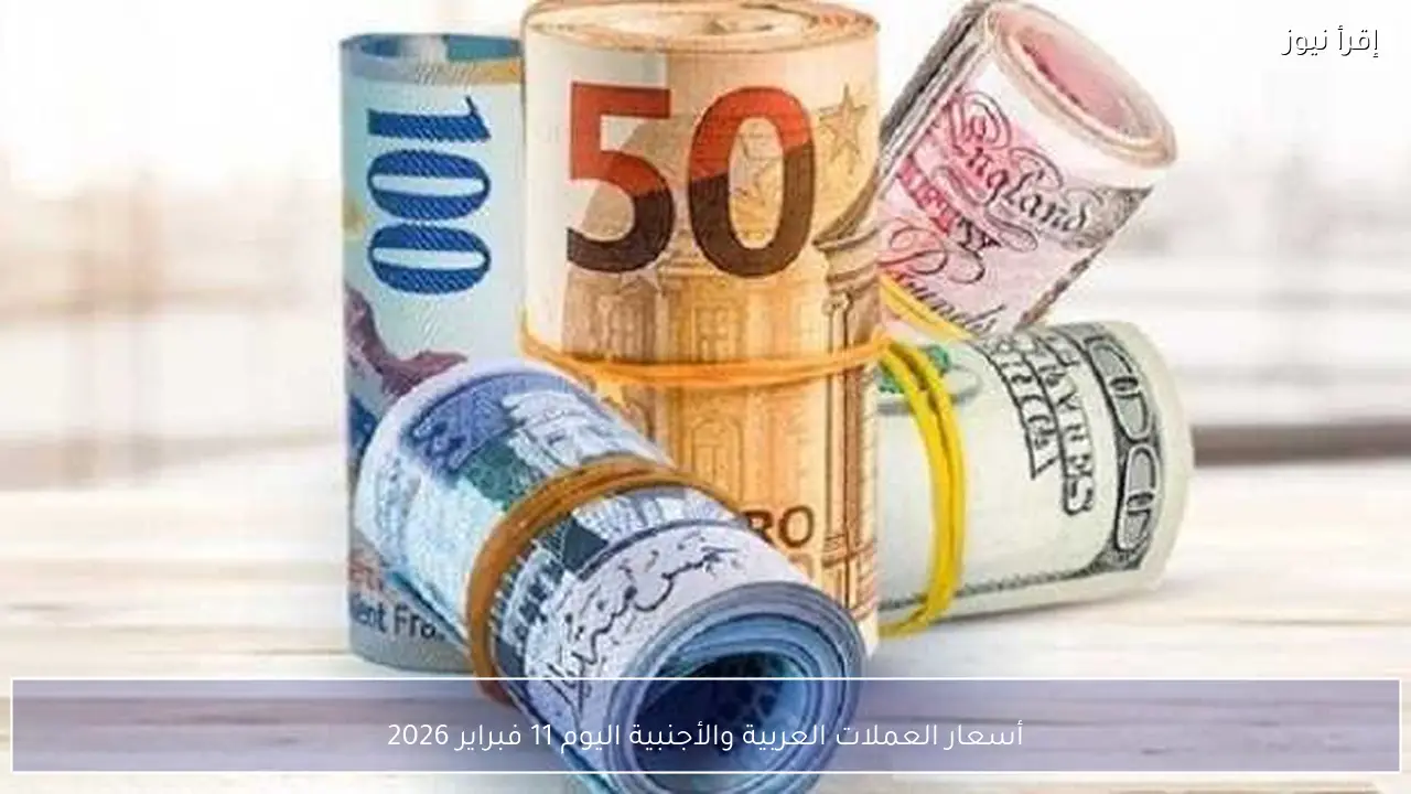 أسعار العملات العربية والأجنبية اليوم 11 فبراير 2026