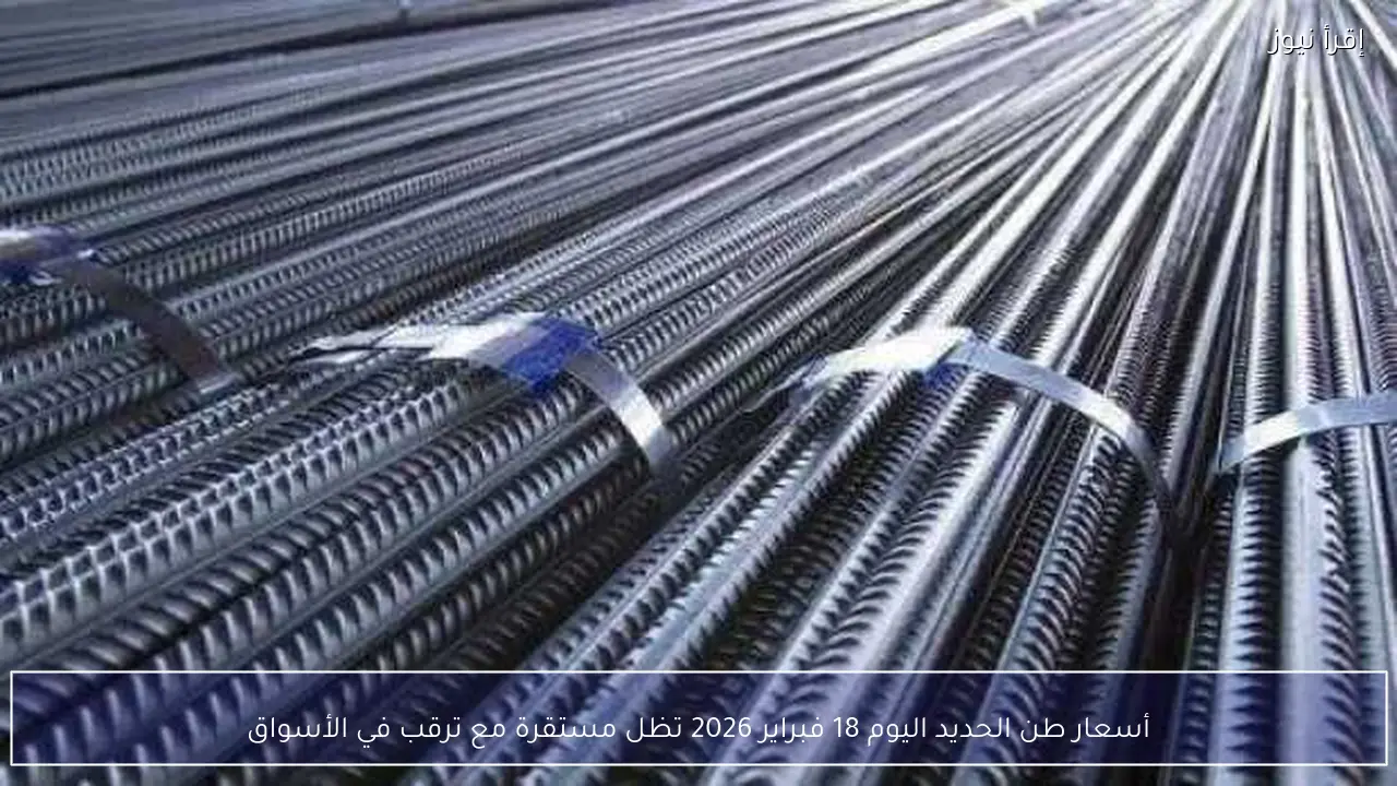 أسعار طن الحديد اليوم 18 فبراير 2026 تظل مستقرة مع ترقب في الأسواق
