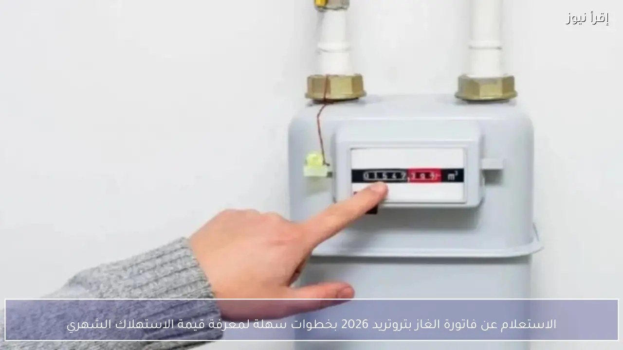 الاستعلام عن فاتورة الغاز بتروتريد 2026 بخطوات سهلة لمعرفة قيمة الاستهلاك الشهري