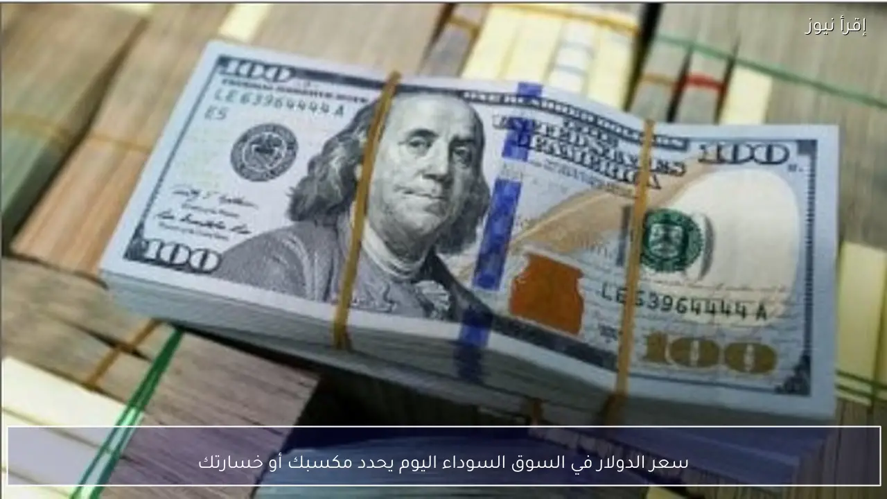 سعر الدولار في السوق السوداء اليوم يحدد مكسبك أو خسارتك