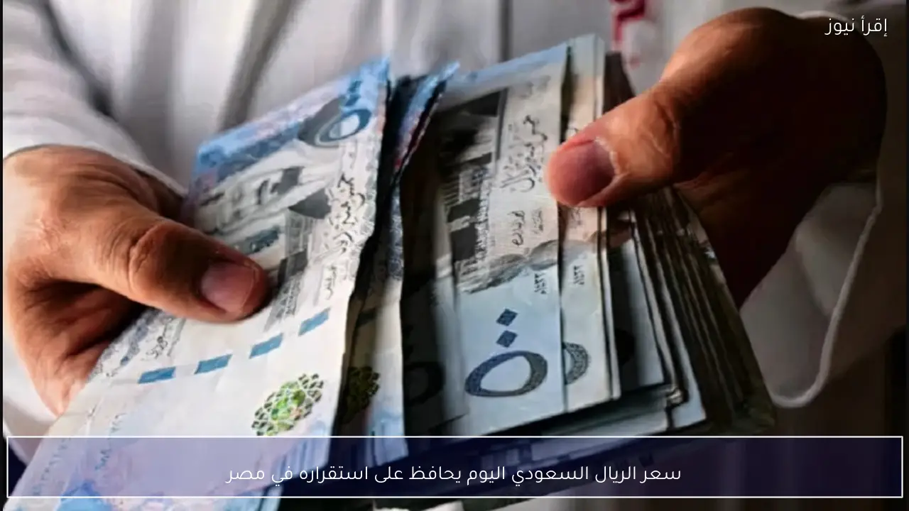 سعر الريال السعودي اليوم يحافظ على استقراره في مصر