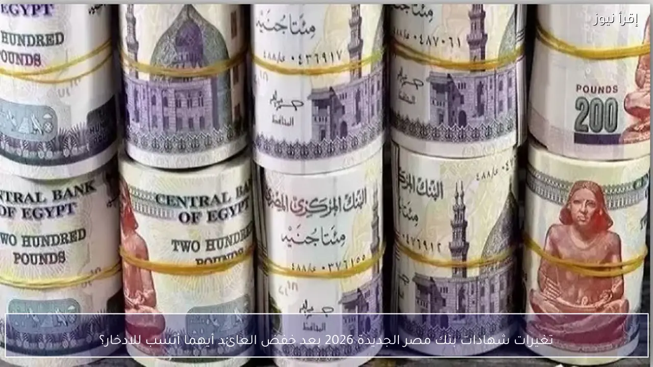 تغيرات شهادات بنك مصر الجديدة 2026 بعد خفض العائد أيهما أنسب للادخار؟