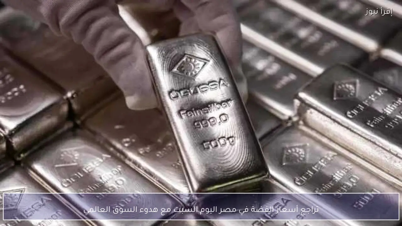تراجع أسعار الفضة في مصر اليوم السبت مع هدوء السوق العالمي