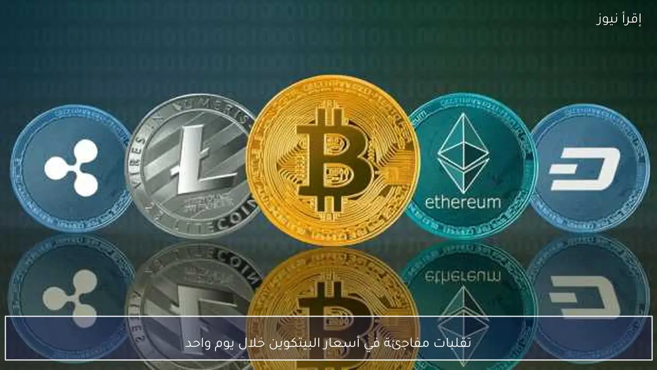 تقلبات مفاجئة في أسعار البيتكوين خلال يوم واحد