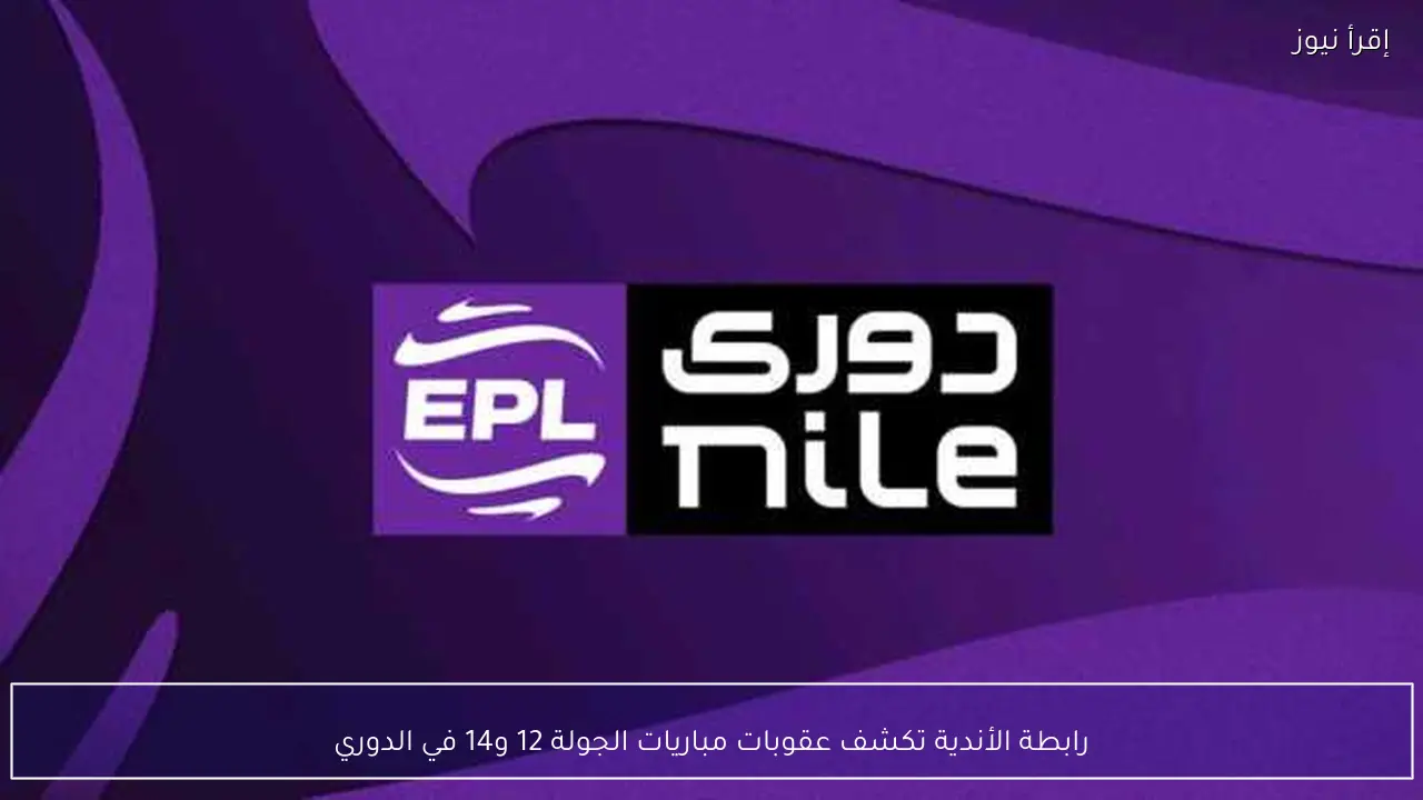 رابطة الأندية تكشف عقوبات مباريات الجولة 12 و14 في الدوري