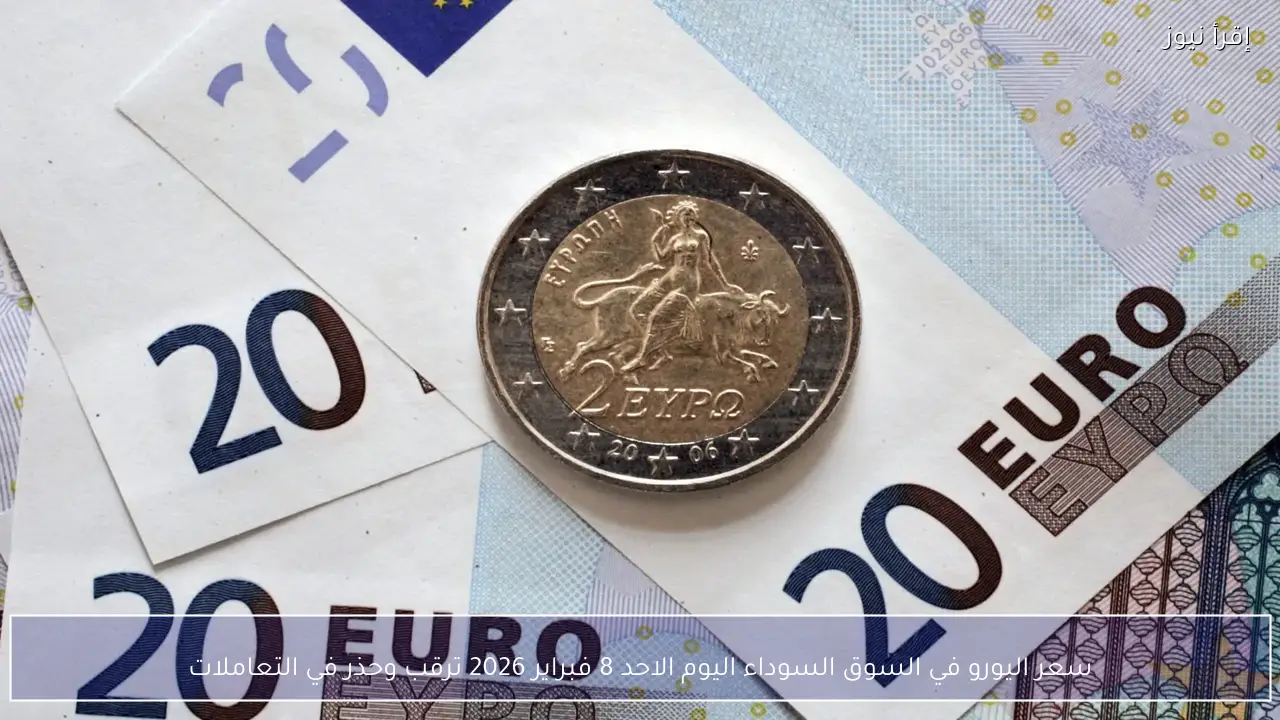 سعر اليورو في السوق السوداء اليوم الاحد 8 فبراير 2026 ترقب وحذر في التعاملات
