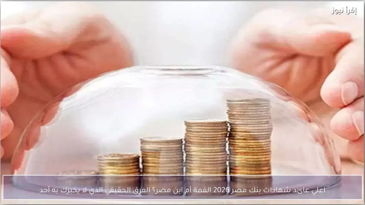 اعلي عائد شهادات بنك مصر 2026 القمة أم ابن مصر أيهما أفضل فعلًا للمدخر؟