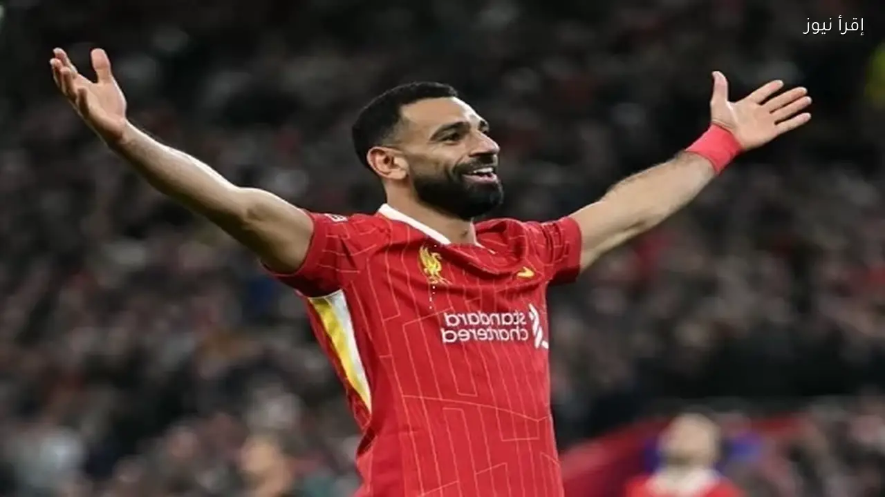 محمد صلاح يتفوق على هنري وروني ويحتفل بطريقته الخاصة
