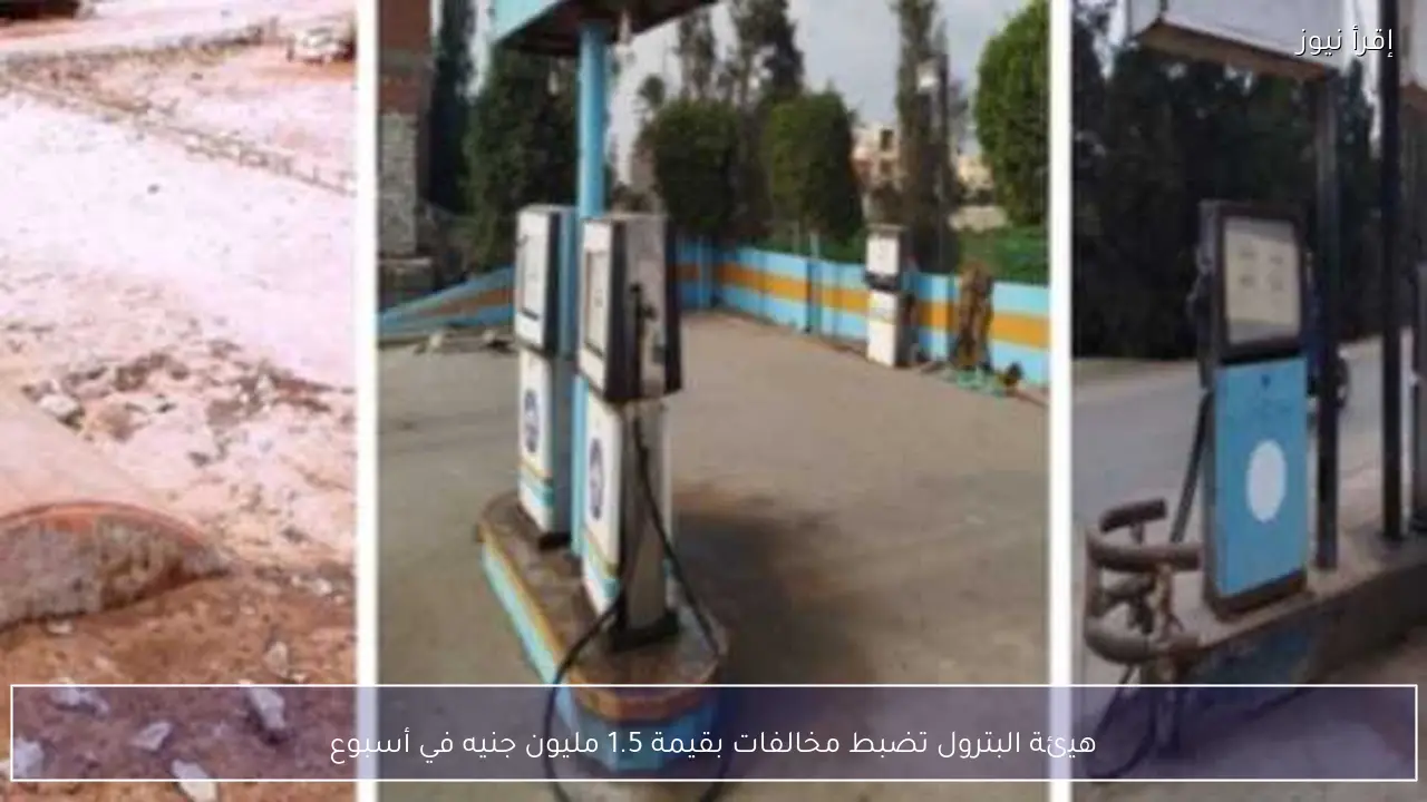 هيئة البترول تضبط مخالفات بقيمة 1.5 مليون جنيه في أسبوع