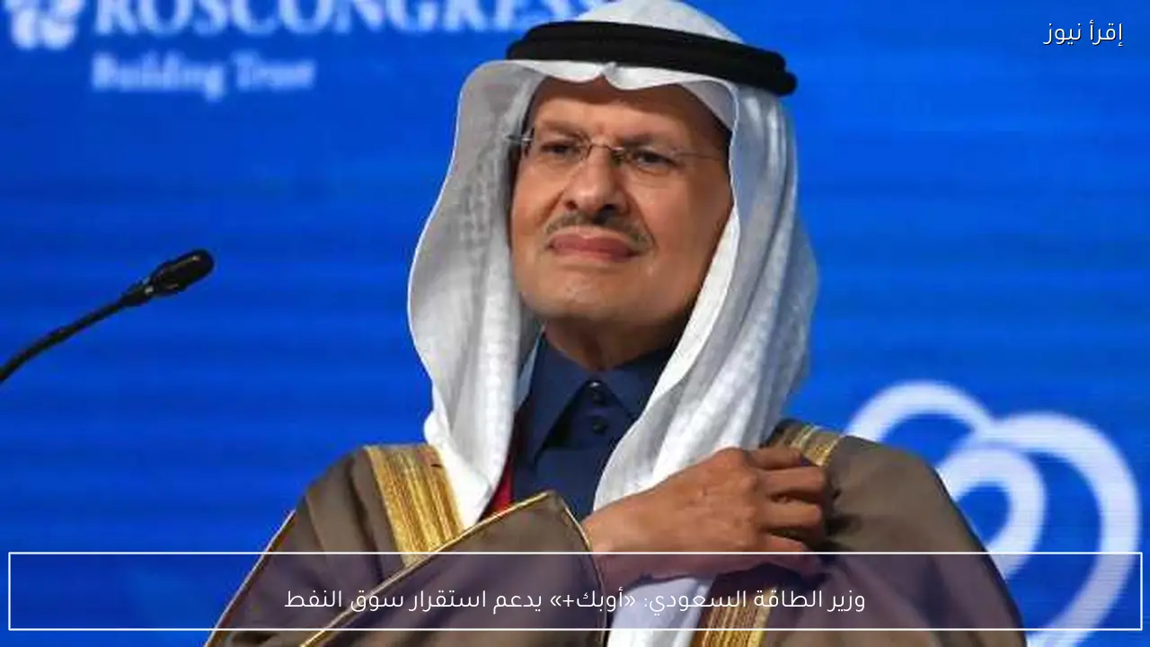 وزير الطاقة السعودي: «أوبك+» يدعم استقرار سوق النفط